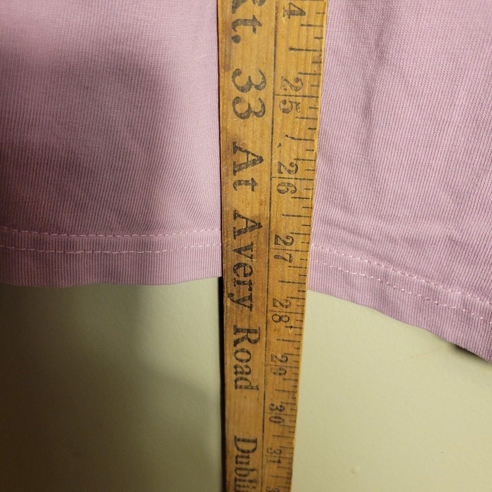 Ivory Ella Long Sleeve T-Shirt Womens Medium Pink Good Wave Graphic Aquarius - Picture 7 of 10